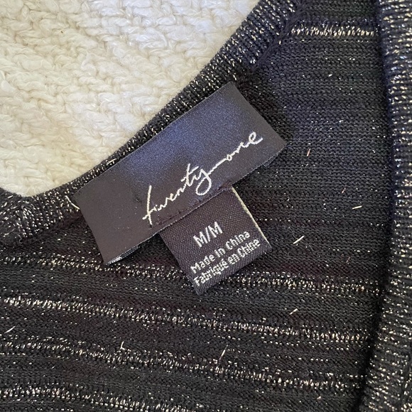 Black & Glitter- comfy bodycon that flatters! - Picture 5 of 6